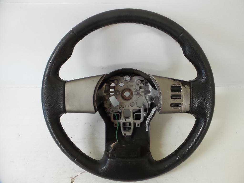 NISSAN NAVARA Steering Wheel D40, LEATHER, CRUISE CONTROL TYPE, 12/05